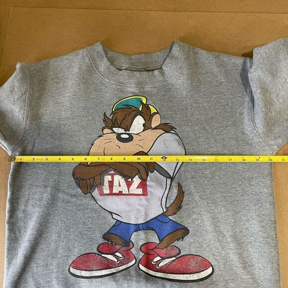 Looney Tunes Taz Crewneck Sweatshirt Sz S - Picture 6 of 9